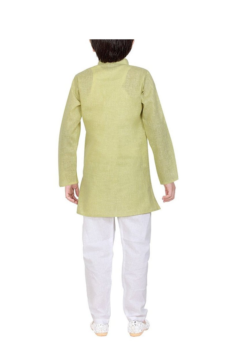 Royal Kurta Royal 100% Cotton Kurta Pyjama Set For Kids - Image 3