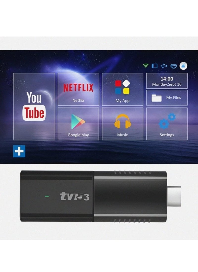 ELTRAZONE - TV Stick TVR3 Remote Control – 2GB RAM + 16GB ROM, 1080P HDR, Quad-Core 64-Bit, 4K Portable Streaming Media Player with Android 12.1 & Google Assistant - Image 1