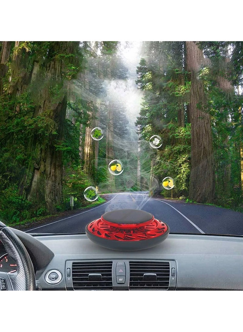 جينغ موزع معطر جو للسيارة من جينج سولار تشارج مع عطرين من النباتات النقية - Image 4