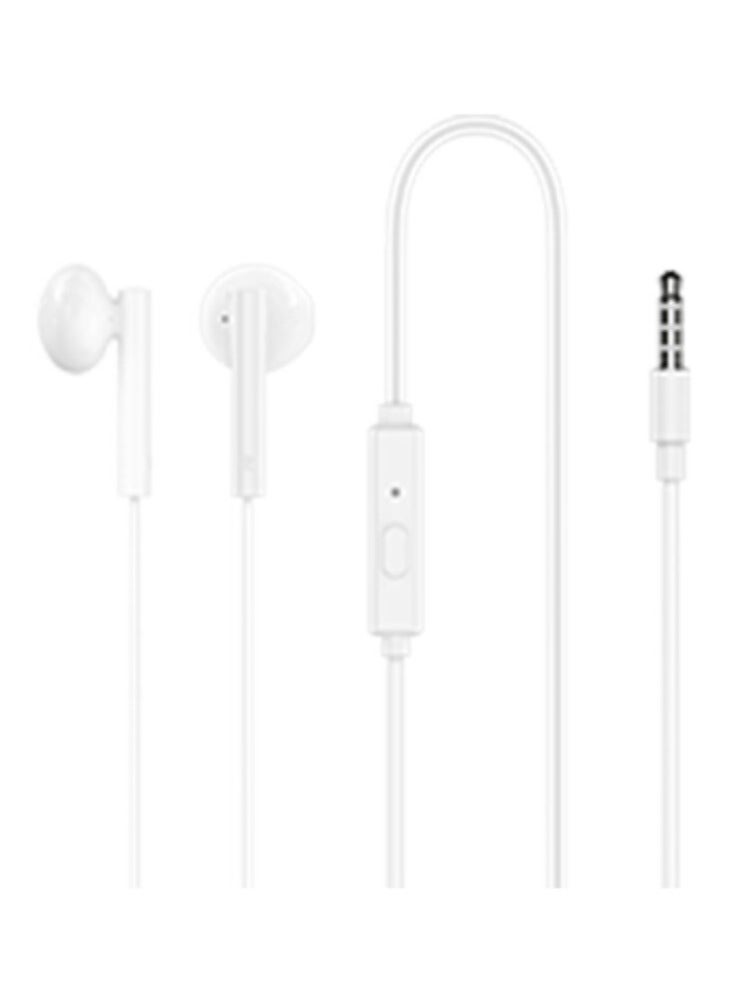 LANEX LE21 In-Ear Earphones with Microphone 3.5mm Plug Amazing Sound Effect Dynamic Stereo Sound High and Deep Bass Performance Excellent Sound Isolation and Noise Reduction Comfortable Wearing 120cm Color White - Image 1