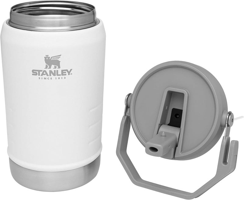 Stanley Stanley IceFlow Stainless Steel Water Jug with Straw  Vacuum Insulated Water Bottle for Home and Office  Reusable Tumbler with Straw Leak Resistant Flip  Polar  40OZ - Image 2