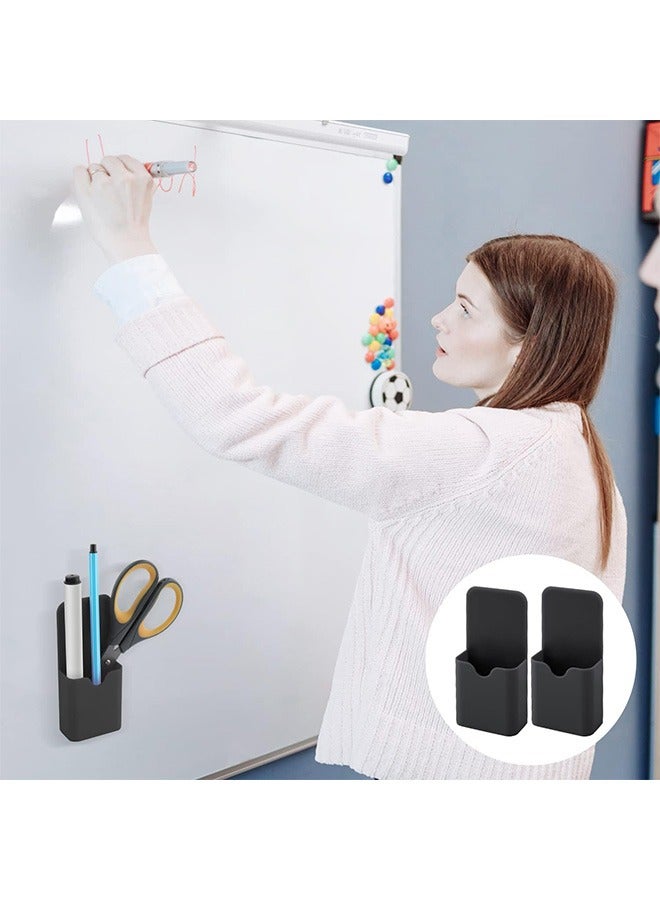 Generic 2 Pcs Magnetic Marker Pen Holder, Wall Mount Marker Holder, Home Office Supplies  - Image 4