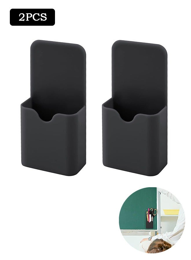 Generic 2 Pcs Magnetic Marker Pen Holder, Wall Mount Marker Holder, Home Office Supplies  - Image 1