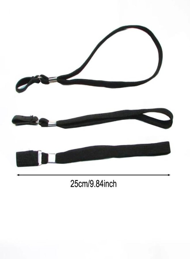 SquEqu 4 Pack Walking Cane Wrist Strap Replacement Elastic Loop Attached Anti-Slip from Handle Straps Band for Collapsible Foldable Walking Stick Standing Canes Single Tip Trekking Pole - Image 3
