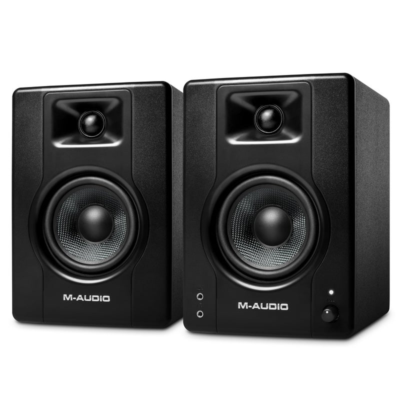 M-AUDIO BX4 Pair 4.5" Studio Monitors, HD PC Speakers for Recording and Multimedia with Music Production Software - Image 1