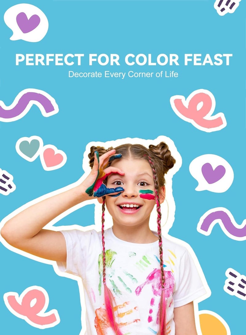 Lelet 2500 Pcs Multicolors Mini Elastic Hair Ties  – Soft Rubber Bands for Baby Girls & Kids | No Pull Ponytail Holders | Gentle, Durable Polybands 25Colors - Image 2