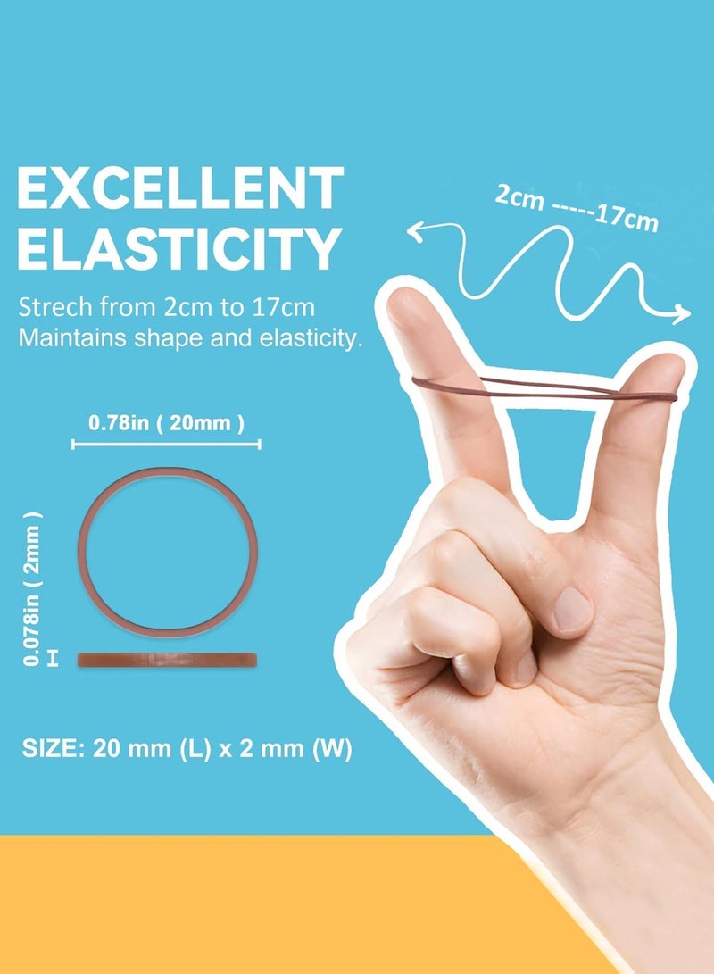 Lelet 2500 Pcs Multicolors Mini Elastic Hair Ties  – Soft Rubber Bands for Baby Girls & Kids | No Pull Ponytail Holders | Gentle, Durable Polybands 25Colors - Image 3