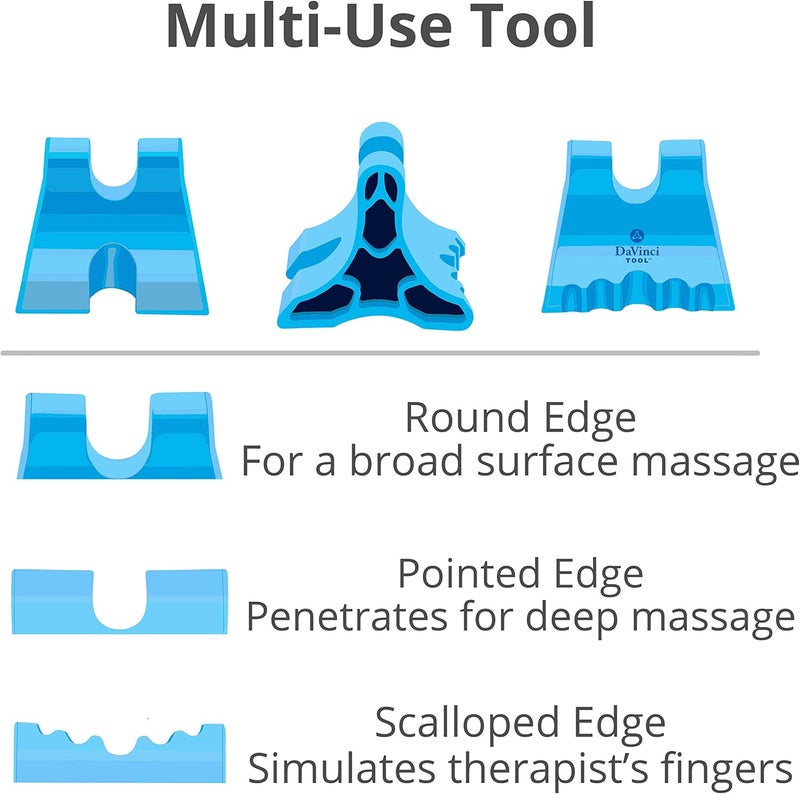 Body Back The DaVinci Tool Soft Self Massage Wedge - Versatile Neck, Shoulder & Leg Massage Device for Pain Relief - Image 5
