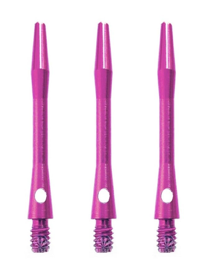 US Darts 4 Sets (12 shafts) Purple Aluminum Dart Shafts + O'rings, Short (1 25/32nd)