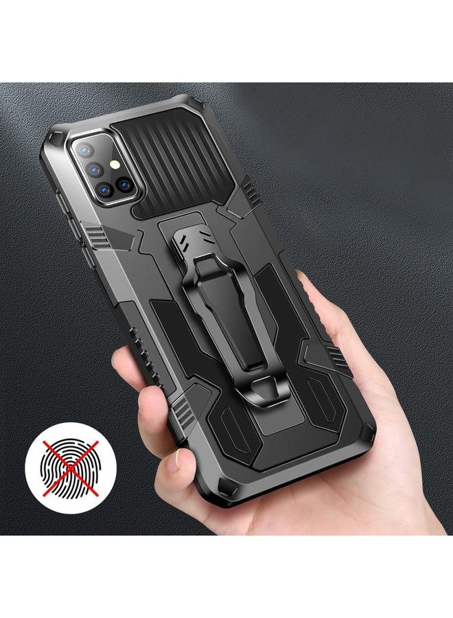 اس-توب جراب لهاتف Samsung Galaxy A70 مصنوع من مادة Machine Armor Warrior المقاومة للصدمات من البولي كربونات + مادة TPU الواقية - Image 3