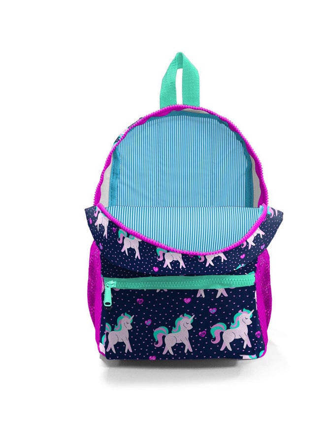 CORAL HIGH KINDERGARTEN BACKPACK CORAL HIGH Blue*Pink 10x22x33cm 2Compartment 23334 Unicorn - Image 4