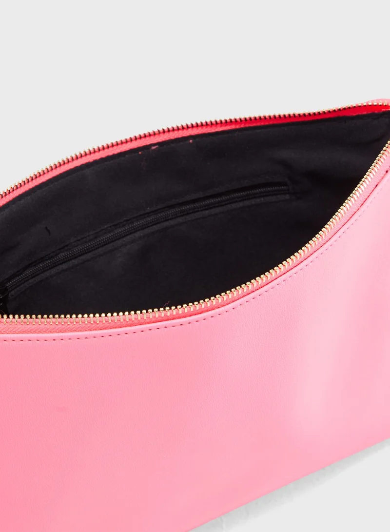 Ginger Neon Clutch Bag