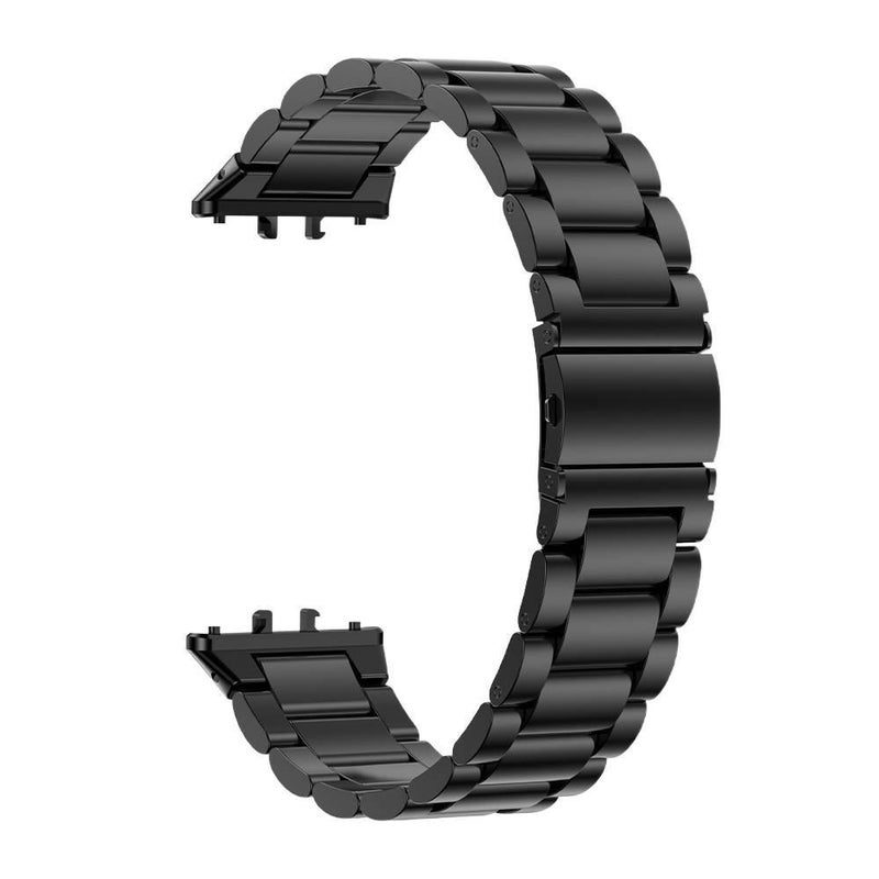 سوار ساعة ذكية سوار معدني من الستانلس ستيل متوافق باللون أسود قابل للتعديل مع Samsung Galaxy Watch بملاءمة قابلة للتعديل وحزام بديل - Image 3