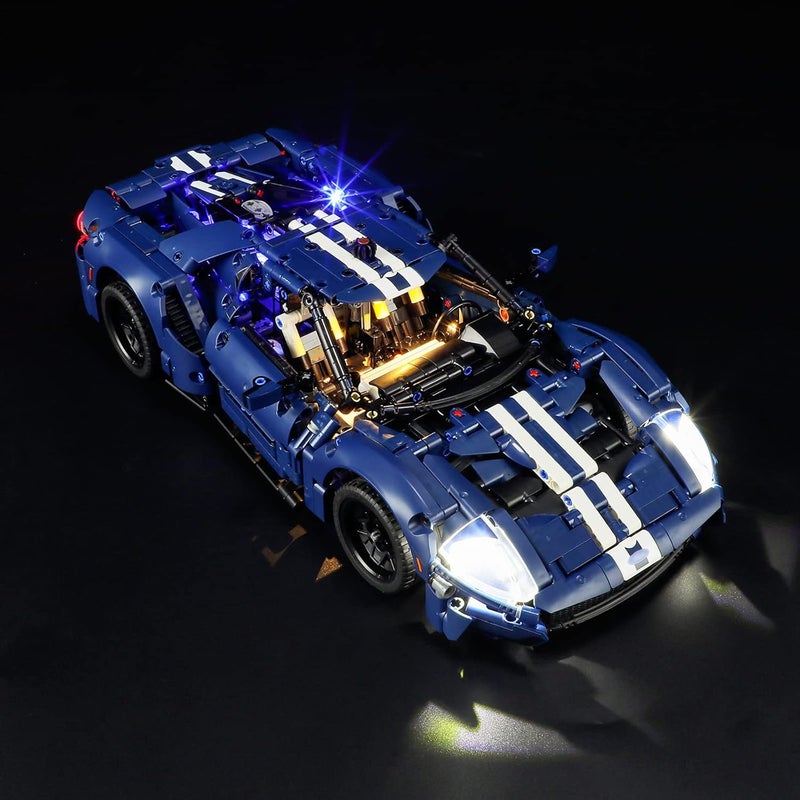 بريكسماكس مجموعة إضاءة BRIKSMAX LED لمجموعة LEGO-42154 Ford GT 2022 - متوافقة مع نموذج مكعبات البناء Lego Technic - لا تشمل مجموعة Lego - Image 3