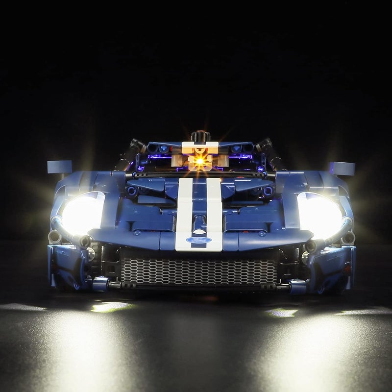 بريكسماكس مجموعة إضاءة BRIKSMAX LED لمجموعة LEGO-42154 Ford GT 2022 - متوافقة مع نموذج مكعبات البناء Lego Technic - لا تشمل مجموعة Lego - Image 2