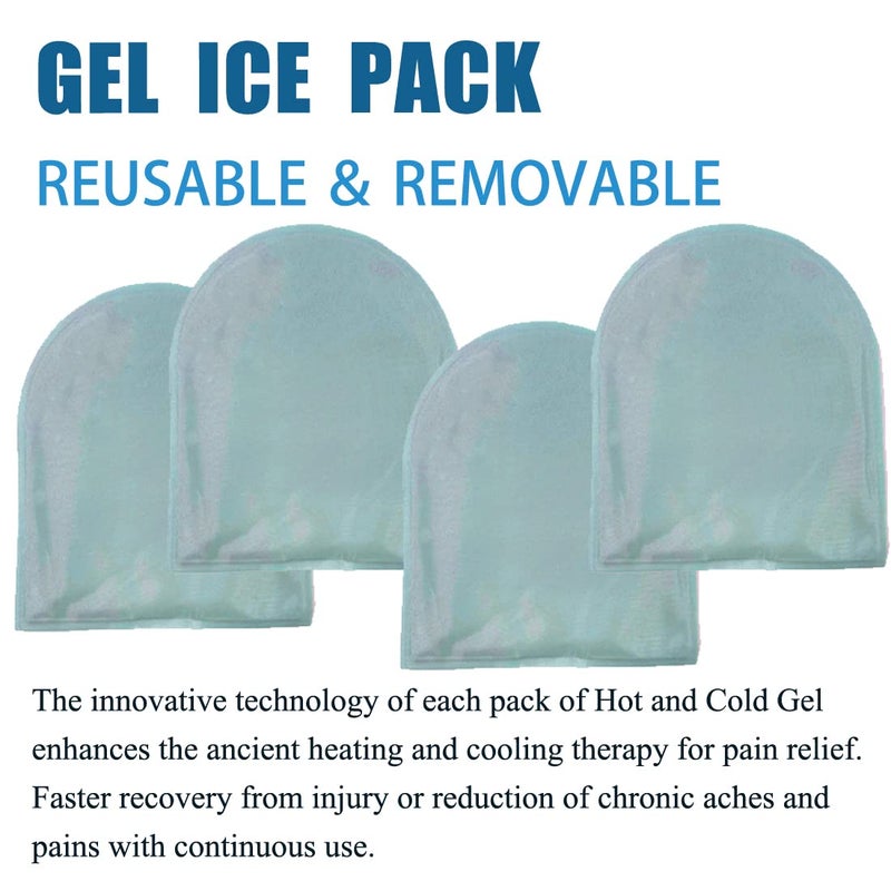 coldchill Reusable Cold Therapy Socks, Gel Ice Pack for Feet Heels Injuries Swelling, Hot and Cold Therapy Socks for Plantar Fasciitis Neuropathy Chemotherapy Pain Relief for Foot Ankle (Pink) - Image 2