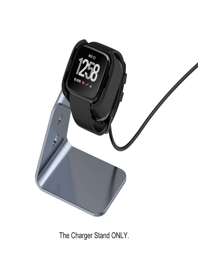 حامل شاحن وكابل شحن USB متوافق مع Fitbit Versa 2/Fitbit Versa 2 SE ساعة ذكية وحامل قاعدة وملحقات ساعة ذكية للياقة البدنية - Image 5
