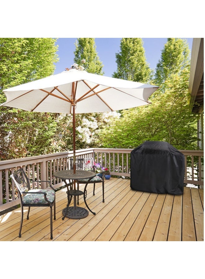 Black Waterproof BBQ Cover Outdoor Rain Barbecue Grill Protector For Gas Charcoal Electric Barbecue Grill 
100*66*80cm  - Image 1
