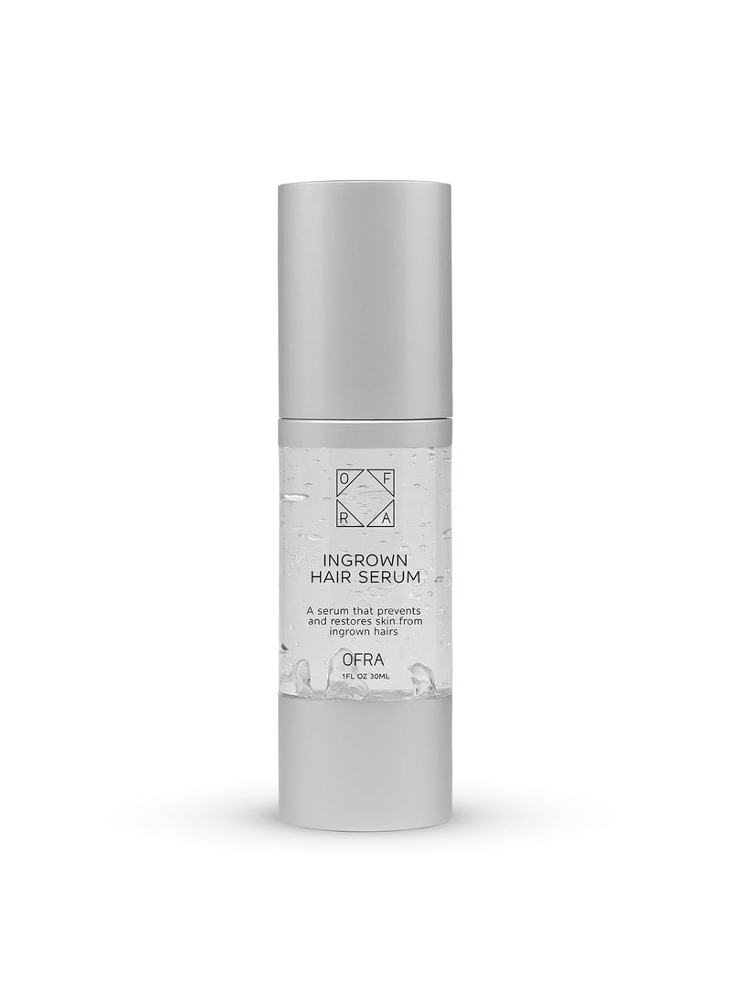 OFRA Ofra Ingrown Hair Serum  Ingrown Hair Treatment  Prevents Ingrown Hair Exfoliates the Skin  Reduces Irritation  Shaving Serum and After Shave  1oz30ml  - Image 1