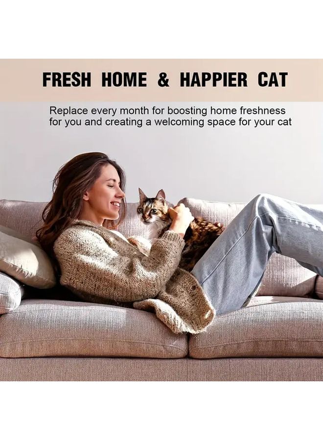 6pcs Activated Carbon Cat Litter Box Filters High Absorption Replacement Sponge - Image 5