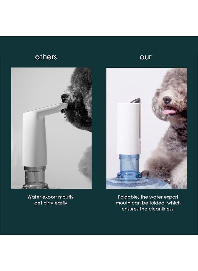 Foldable Water Pump Home Use Portable Electric Water Jug Dispenser Universal USB Charging Drinking Water Pump  - Image 3