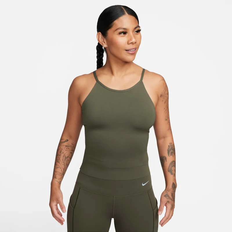 Nike Green Women's Zenvy Dri-FIT Tank Top for Women | Best Price UAE