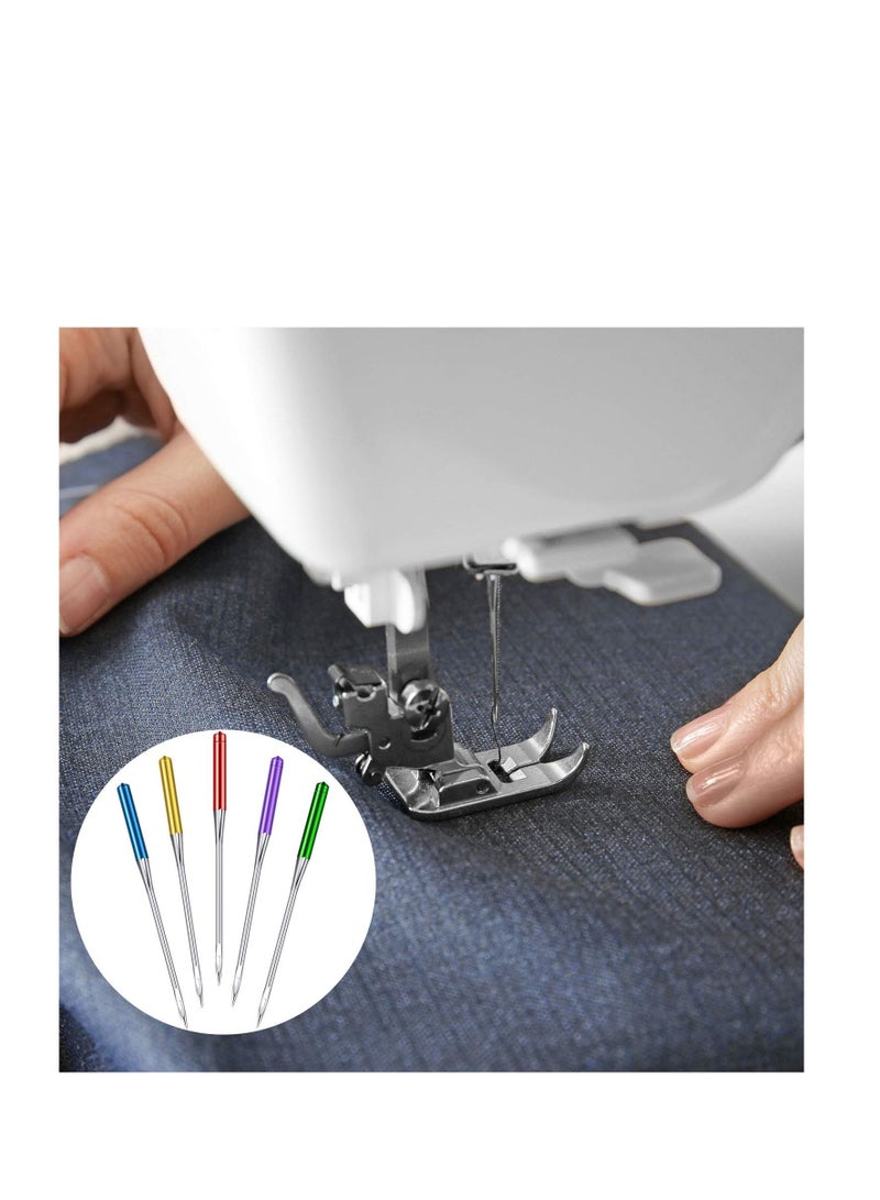 SYOSI Sewing Machine Needles, Machine Needles Universal Regular Point Machine Needles for Home Sewing Machine, Household Sewing Machines, Compatible with Singer, Brother and Old Sewing Machine - Image 3