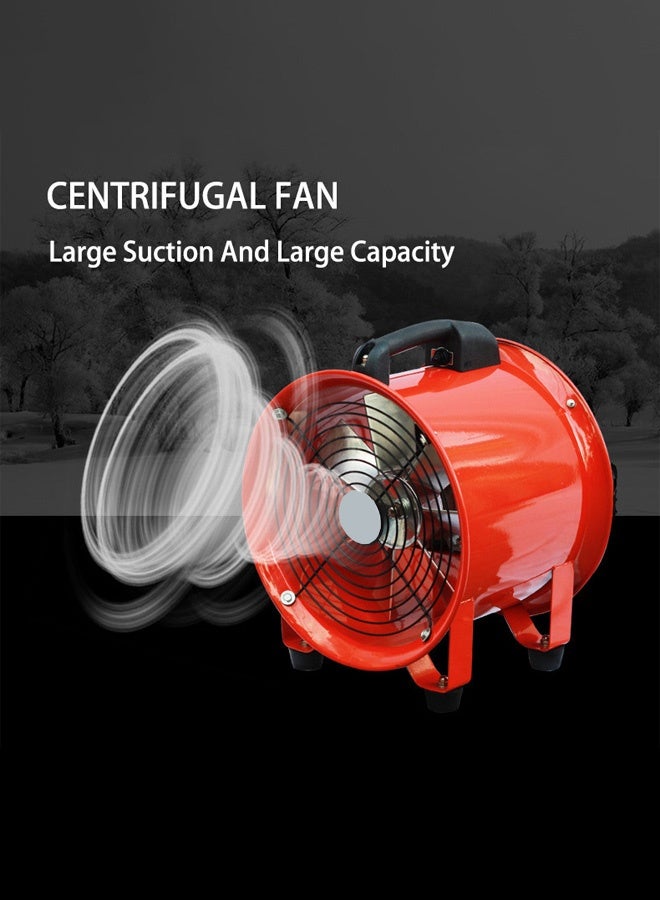 مروحة تهوية محمولة مروحة تهوية صناعية مروحة استخراج العادم عالية الطاقة - Image 5