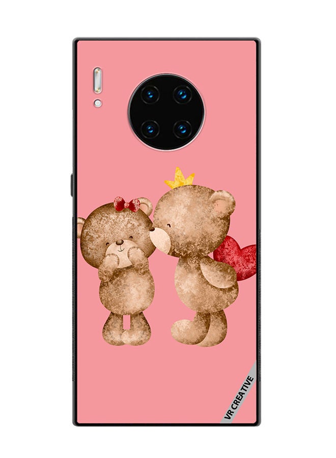 VR CREATIVE Protective Case Cover For Huawei Mate 30 Pro Bear Love Design Multicolour - Image 1