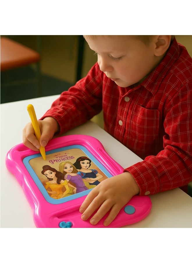 COCOBEE Bento Lunch Box – Pink, 765ml, BPA-Free, Leakproof with Silicone Seal & Removable Tray + Disney Princess Doodle Drawing Board - Image 4