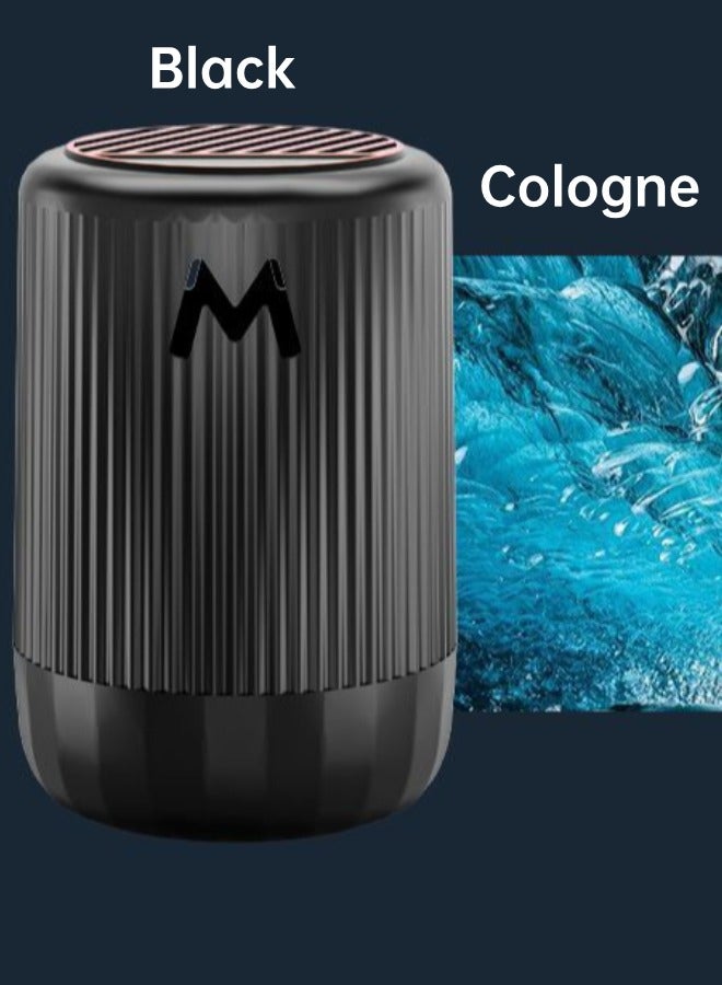 جهاز محمول للعلاج بالروائح العطرية للسيارة، معطر الهواء، مزيل الروائح الكريهة، منقي الهواء، موزع الروائح، ديكور الروائح العطرية باللون الأسود - Image 1