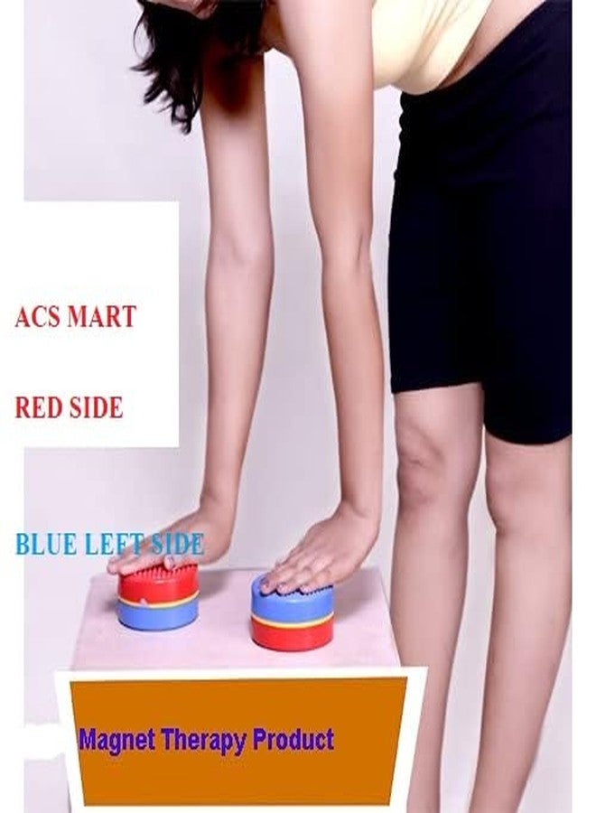 ACS MART قرص مغناطيسي ثنائي القطب من ACS MART، بقوة 10000 غاوس، أزرق وأحمر، بتصميم هرمي ثقيل الوزن - Image 3