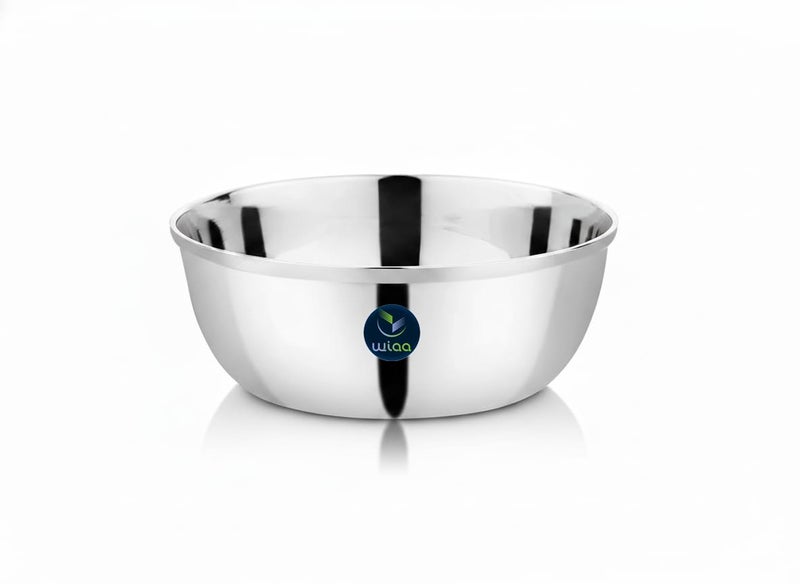WIAA Bowl Set for Lunch/Dinner, Stainless Steel Heavy Gauge Mirror Polish Wati/Vati (300 ml) (Set of 18pc) - Image 2