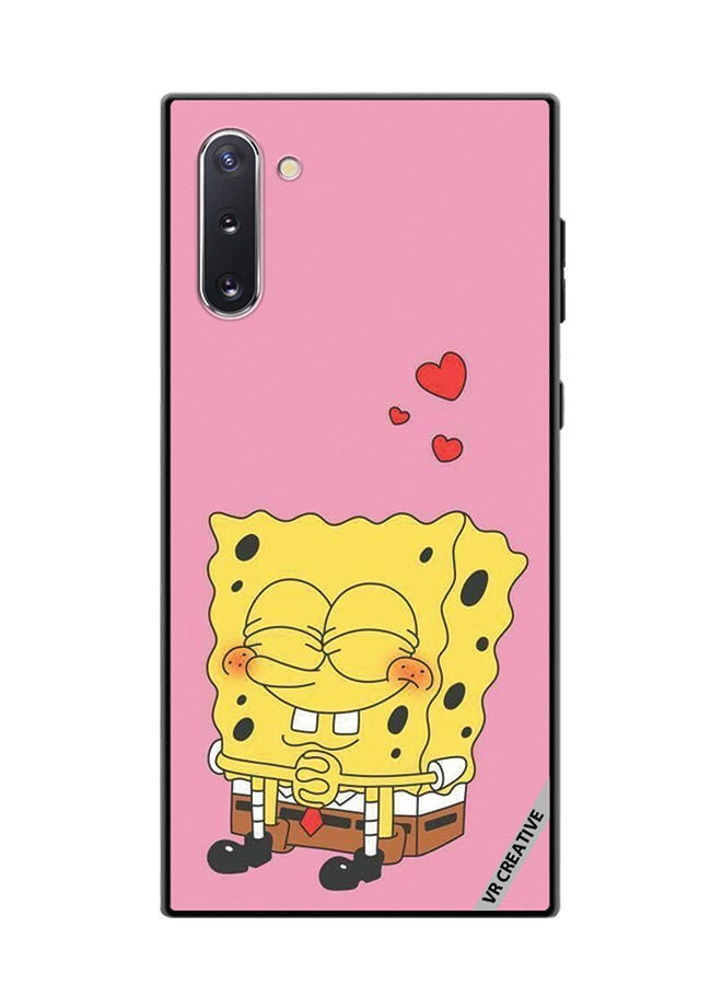 VR CREATIVE Protective Case Cover For Samsung Galaxy Note10 5G Spongebob Design Multicolour - Image 1