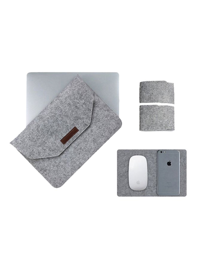 Generic - Protective Sleeve For Apple MacBook Air 11.6 & 12 Inch Light Grey - Image 1