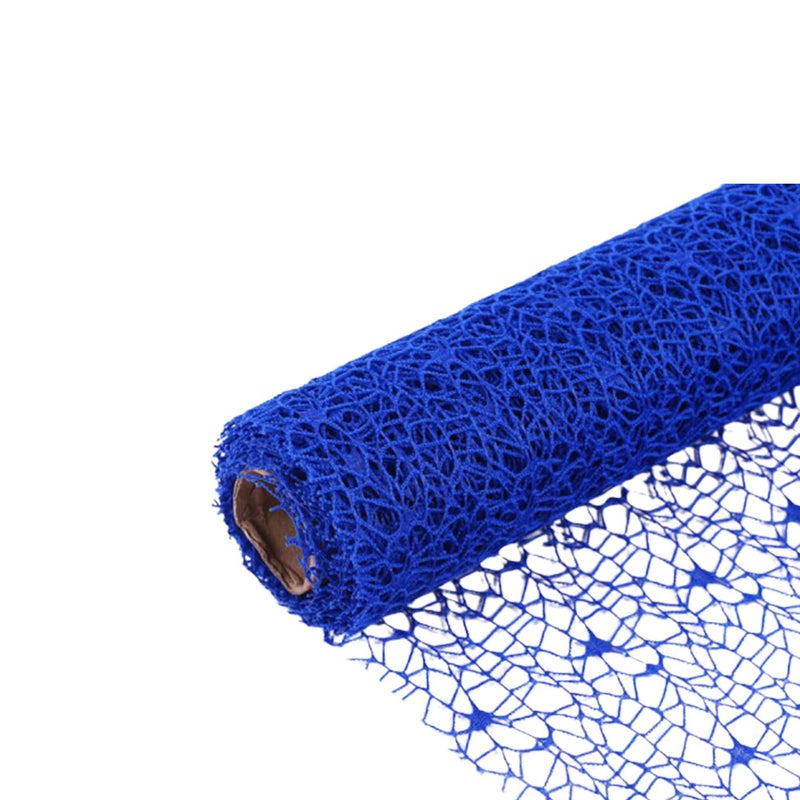 2pcs Kindergarten DIY roll Bright Color Jacquard Net Handmade Net Yarn Charm Door Curtain Background Layout Mesh Pendant Flower Packaging Craft ( ) - Image 2