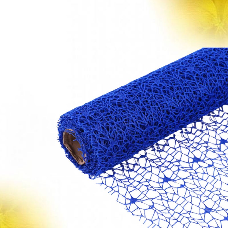 2pcs Kindergarten DIY roll Bright Color Jacquard Net Handmade Net Yarn Charm Door Curtain Background Layout Mesh Pendant Flower Packaging Craft ( ) - Image 1