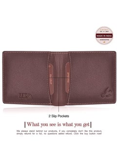 HORNBULL HORNBULL Vegas Brown RFID Blocking Leather Wallet for Men | Wallets Men Leather | Mens Wallet  - Image 5