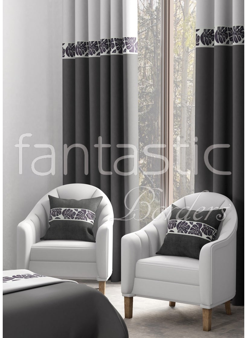 Fantastic - Leaf Pattern Woven Border (10 Cm. Width - 3.5 Mt. Length) - Image 1