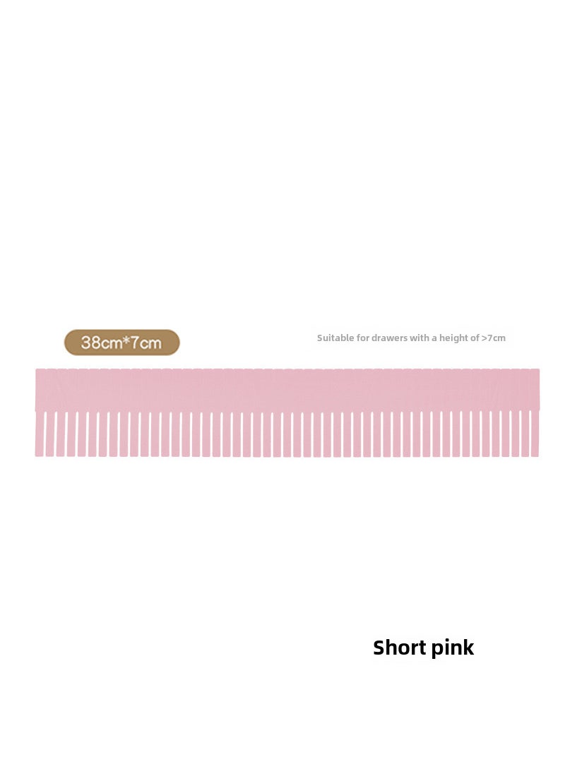 Generic Home Drawer Divider Customizable Organizer Low Pink 