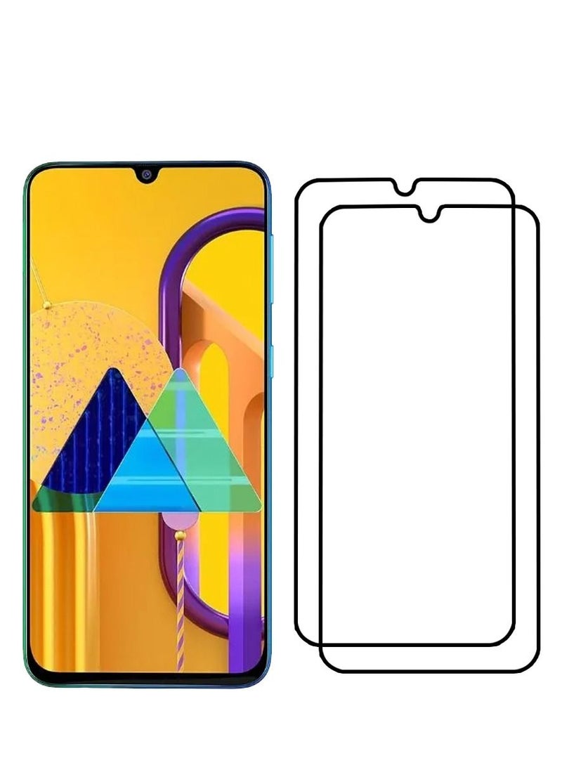 CATANES 2 Pack For Samsung Galaxy M30 Screen Protector 3D Tempered Glass Full Glue Back  - Image 2