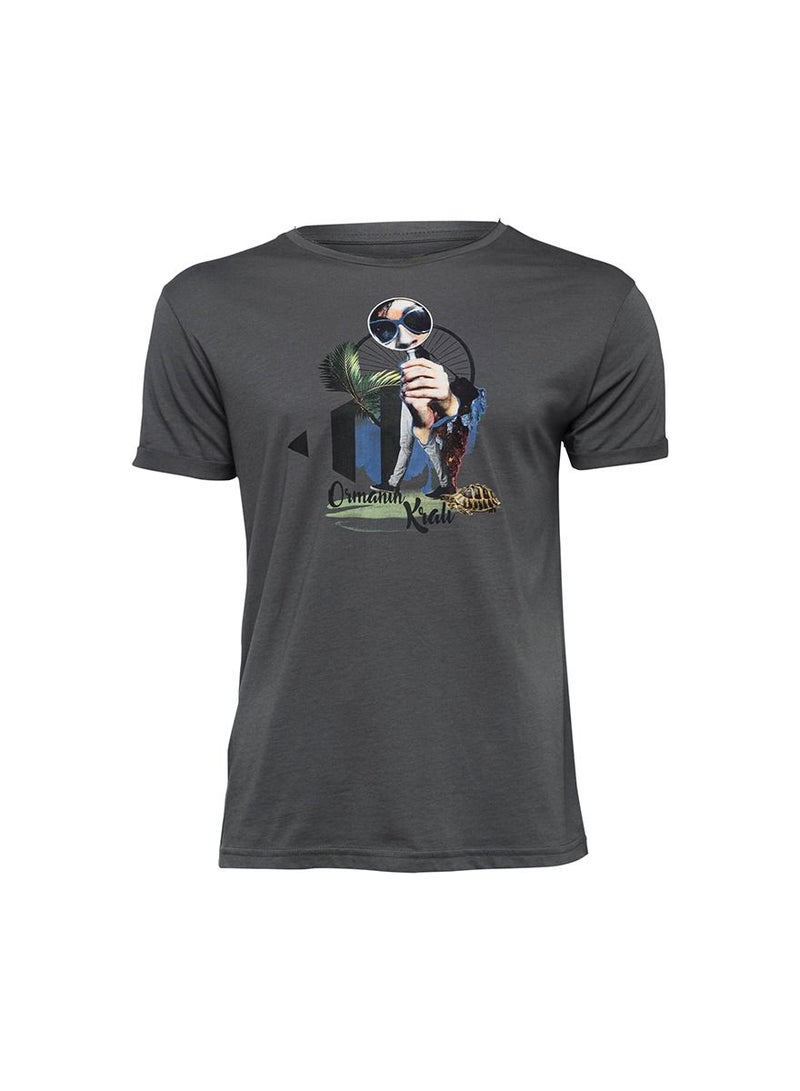 Biggdesign Printed T-Shirt Short Sleeve Men's Soft Cotton Casual  - Image 1