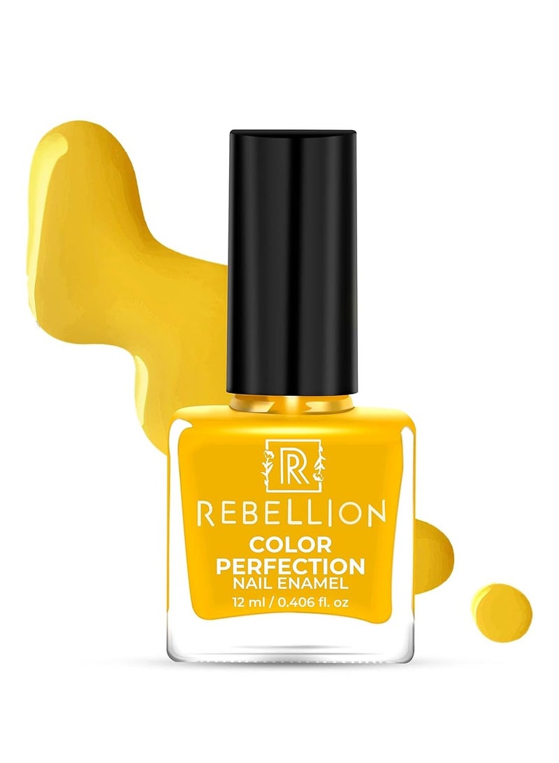 ريبيليان طلاء أظافر ريبيليون كولور بيرفيكشن 12 مل أصفر سيمبلي ستانينج RG26 - Image 1