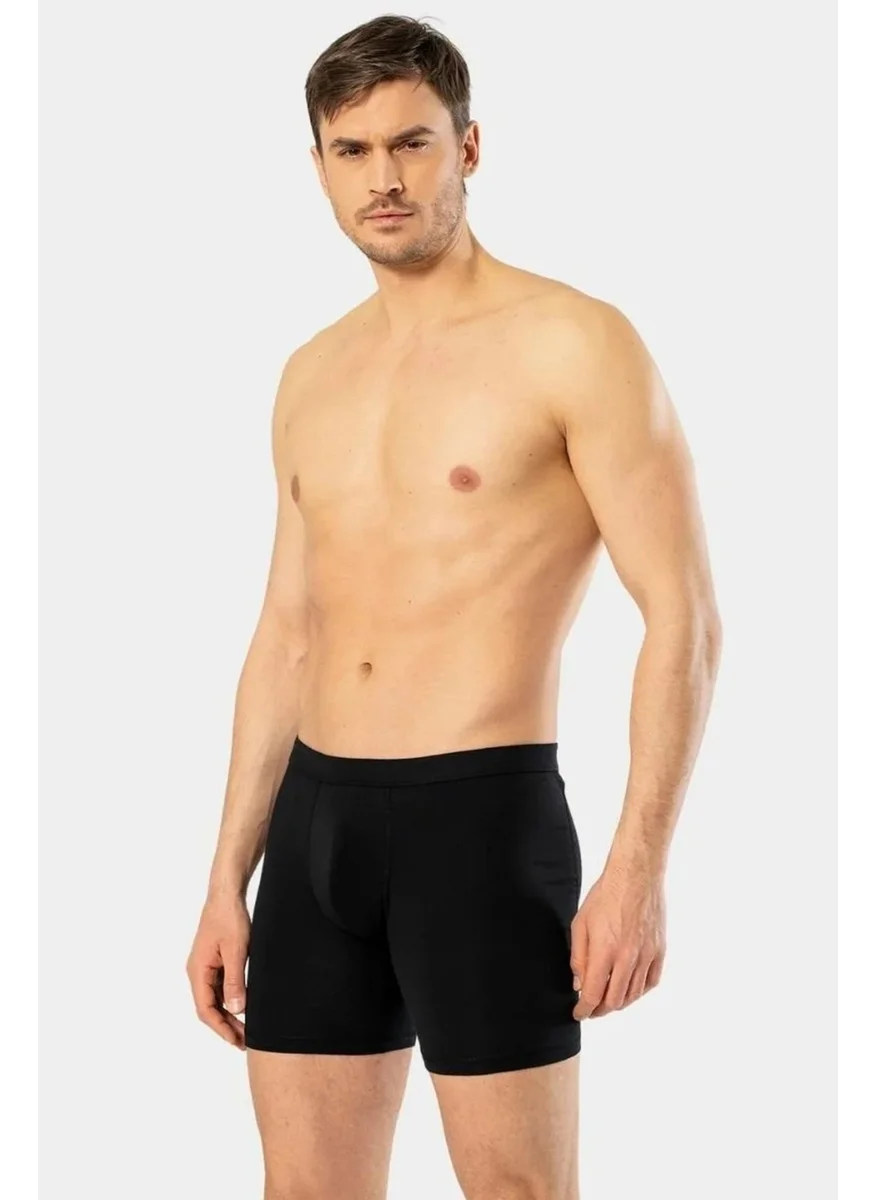 كاشاريل Men's Boxer, Waist Banded Long Boxer, 95% Cotton 5% Lycra