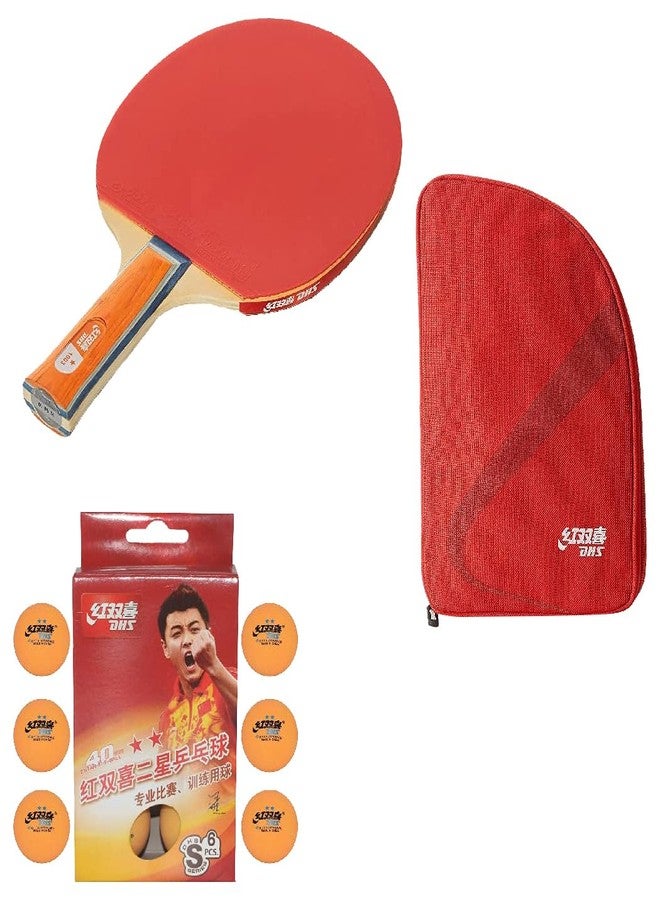 DHS TT BAT A1003 DHS with TT Ball DHS S-S1840BY 2 Star Y Supermarket (24 Pcs Box) and TT BAT Cover RC103 DHS RED - Image 2