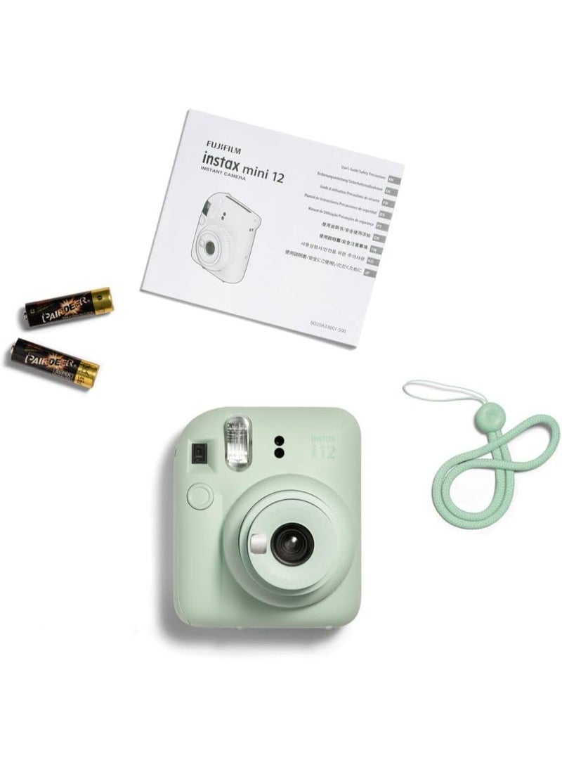 Instax Mini 12 Instant Camera – Mint Green | Instant Film Camera with Auto Exposure, Close-Up Mode & Built-In Flash - Image 3