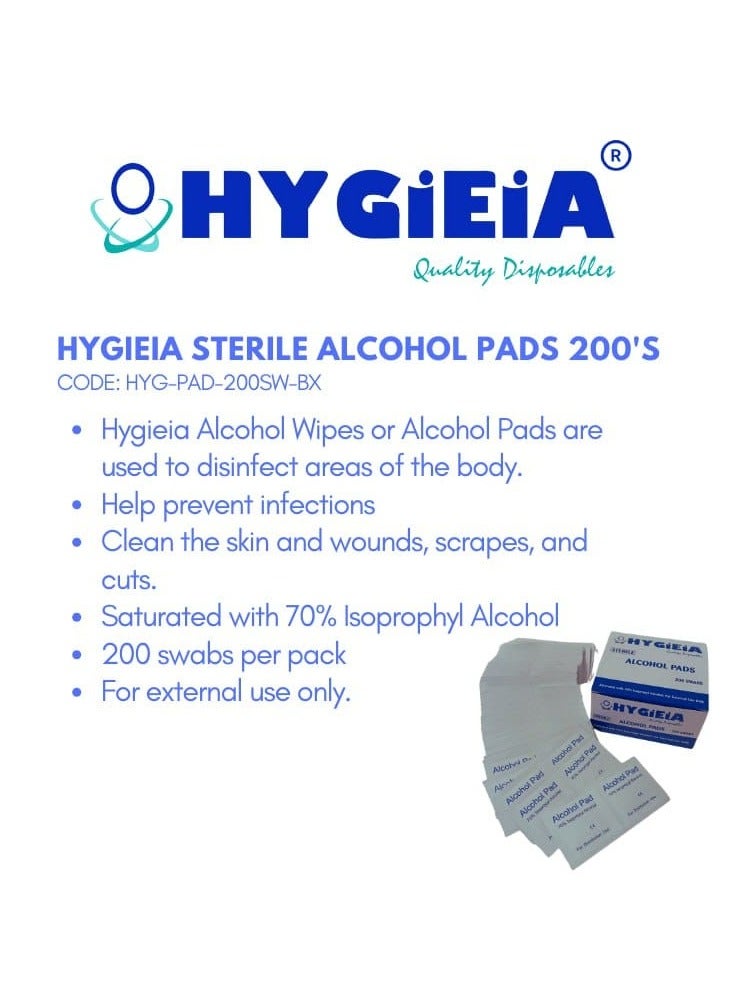 Hygieia Sterile Alcohol Pads - Image 3