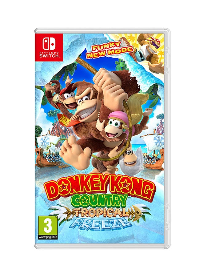 نينتندو لعبة الفيديو Donkey Kong Country : Tropical Freeze (إصدار انتل) - مغامرة - nintendo_switch - Image 1