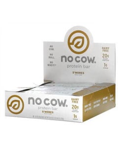 No Cow No Cow Protein Bar S'mores 12 Bars 2.12 oz (60 g) 