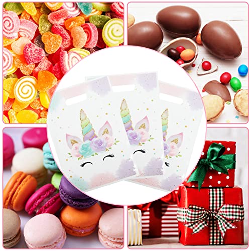 DaiUni 30 PCS Unicorns Goodie Bags Party Favor Bags with Handles for Kids Birthday - Image 3
